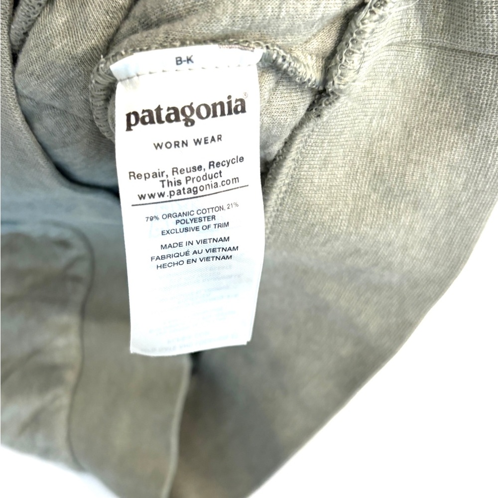 Patagonia Women Quilted Sweatshirt Organic Cotton XS Light green - Picture 7 of 7